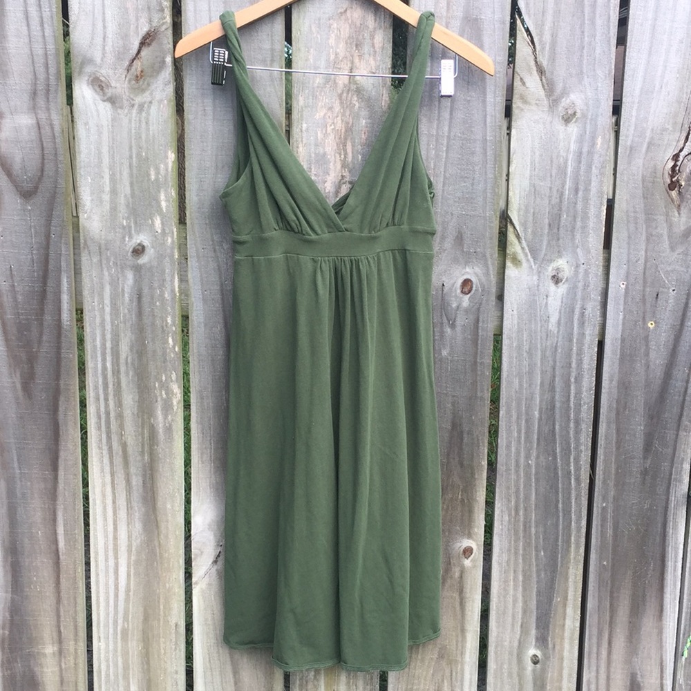 J. Crew Green Sundress Size S VGUC